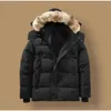 Doudoune Canada Puffer Jackets Men Designer Real Coyote Fur Outdoor Wyndham Windbreaker Jassen Outerwear Hooded Fourrure Manteau Down Jacket Coat