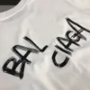 Новая мужская футболка Черно-белая дизайнерская футболка с классическими буквенно-цифровыми цифрами, модная мужская и женская футболка большого размера с короткими рукавами, хлопок 3xl # 99