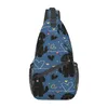 Sacs Duffel Love Black Goldendoodle Dog Chest Bag Moderne Durable Voyage Cross Personnalisable