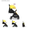 Strollers# 2023 New Lightweight baby stroller travel carry on stroller Portable foldable baby carrige pram trolley Pushchair For Newborn Q231116