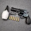 Revocador de metal improvisado 7 mm Darts Gel Ball Pistol Manual Shell Blaster se ve como un verdadero accesorio de humedad