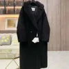 Max Teddy Coat Cardigan en laine Doudoune de créateur Veste longue coupe-vent Parka chaude d'hiver Survêtement Vêtements de luxe pour femmes 62 % alpaga 26 % laine de mouton 12 % soie de mûrier