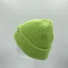 Bérets brodés en acrylique bulle tricotée par les fabricants, chapeau avec Logo personnalisé