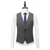 Men's Suits Blazers Black Gray Striped Suit Men Fashion Brand Formal Male 3 Pieces Wedding Groom Tuxedo Slim Fit Prom Party Dress S4XL 231116