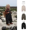 Autumn and Winter Cute Children Loose Casual Suspenders Pants Baby Heavy Suspender Pants