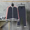 24SS Designer Mens TrackSuits Men Doubleter Print Druku