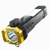 Latarki Pochodni LED z Bezpieczeństwo Młot Młot Ogólna Pochodnia Strong Magnet Portable Lantern Lampe Lights Outdoor Adventure