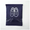 보관 백 2pcs 신발 방수 방수 방진 드로우 스트링 가방 투명한 휴대용 여행 파우치 주최자