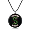 Pendant Necklaces Riverdale Necklace Punk South Side Serpents For Men Women Gift Choker Collier Trinket Ornaments