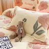 Ensembles de literie Hiver chaud en peluche housse de couette épaissir couettes corail velours couverture housse de couette mignon double usage roi reine taille ensemble de literie 231116