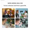 Stabilizatörler Moza Mini-MX 3 Eksenli Akıllı Telefon Gimbal Handheld Sabitleyici Vlog YouTuber Cep Telefonu için Canlı Video // Q231116