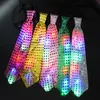 Masques de fête 10pcs LED Bowtie clignotant Light Up Sequin Cravate Bow Tie Club Bar XMA Mariage Cadeau lumineux 231116