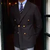 Ternos masculinos blazers britânicos diários homens blazer hombre moda duplo breasted terno fino blazer homme cor sólida terno jaqueta casual na moda masculino 231115