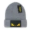 Cappelli firmati Italia Roma Berretti Berretto FF da uomo e da donna Autunno/inverno Cappello termico lavorato a maglia Cappello da sci Berretto scozzese con teschio Berretto caldo A1