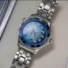 NOVO LANÇAMENTO Relógio Azul de Verão Cerâmica Moldura Rologio Azul 42MM Homens Mens Relógios Movimento Mecânico Automático Relógios de Pulso Rologio Automático Relógio de Pulso de Luxo rdz