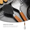 Dinnerware Sets Kitchen Rice Paddle Nonskid Metal Spoon Thick Reusable