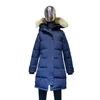 Piumino d'oca Cappotto da donna Giacca a cupola di neve Colletto in vero pelo di lupo Piumino d'anatra bianco Caldo autunno moda 102DD