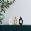 Objetos decorativos estatuetas abstrato pensador estátua decoração para casa ornamentos resina figura escultura arte artesanato moderno minimalista para sala de estar 231115