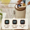 Canecas 420ml Garrafa térmica inteligente para café LED Temperatura Display Cup 316 Tumbler de aço inoxidável Camping Presente de Natal 231115