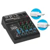 Freeshipping Professional Audio Mixer 4 -kanaler Bluetooth Sound Mixing Console för Karaoke T3lb NLJIC