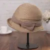 Berets Wysokiej jakości miękki słomkowy kapelusz słoneczny swobodny sport