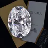 Top Grade 7*9mm 2ct Oval Shape Synthetic Moissanite Loose Stone VVS VVS1 Round Brilliant D Color White Loose Moissanite Stone