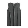 Mens Thermal Underwear Men Winter Thermal Underwear Topps Body Sleeveless Vest Invisible Thermo Warmer 231116