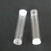 Cartridge Packaging Plastic Clear 12mm Tube Cart Packing Plastic Tube for Pen Atomizer Oil Tank DHL Free