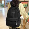 School Bag's Backpack Schoolbag for Teenage Girls Knapsack Student Backpacks Solid Color Multipocket Woman Travel Book Bag 231116