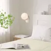Wandleuchte Kleine Creme Minimalistisches Schlafzimmer Nachttisch Modernes einfaches Wohnzimmer Schwarz Weiß LED-Leuchten Gang Dekorative Wandlampen