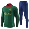 Trening Tracksuit Germanys Portugalals Chinas Algieria Algeria Kit Retro piłka nożna Jersey Jersey Jersey Football Football Stopa Chandal Tuta Mężczyźni i dzieci