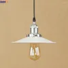 Pendant Lamps IWHD White Retro LED Lights Fxitures Dinning Room Hanging Vintage Lamp Edison Style Loft Industrial Light Home Lighting