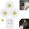 Wall Lamp Home Wardrobe Corridor Switch Light Wireless Remote Control Cob LED Emergency Night Pat Courtyard Restaurant Bathroom