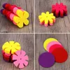 Decoratieve bloemen 150 pc's handdecor vilt bulk decoreren daisy diy ambachten bloemkind