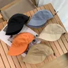 Visors Women szeroko rozluźniającego czapka Słońca Regulowane czapki żeńskie czapki na plaży na świeżym powietrzu wiosna lato solidny kolor fisherman czapka