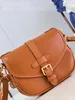 2023 New women's shoulder bag High-end custom quality crossbody bag Striped leather handbag shoulder strap removable capacity very full very versatile M23469