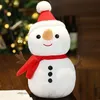 Pluche Poppen 23CM Leuke Kerstman Sneeuwpop Elanden Oma Speelgoed Decoratie Pop Vulling Zacht Jaar Kindercadeau 231115