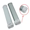 المصابيح 10pcs 2G11 LED Tube Light 4pin مصباح قابس أفقي PLL PL استبدال H 9W 12W 22W 22W AC96-265VLED