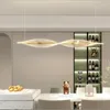 Pendellampor ljuskrona kreativa akryl matsal modern intelligent bar café taklampa qinghe inomhus dekoration