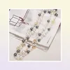 Modedesigner Luxus klassischer Stil hohl Rosen elegante Multi -Farben Helle Perlen Langes Pullover Statement Halskette für Frau 122718553