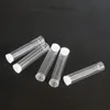 Cartridge Packaging Plastic Clear 12mm Tube Cart Packing Plastic Tube for Pen Atomizer Oil Tank DHL Free