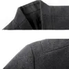 Мужские тренчи Осень Зима Брендовые мужские шерстяные пальто Модные однотонные средние длинные пальто Роскошные деловые повседневные шерстяные пальто S-3XL 231116