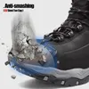 Chaussures de sécurité LARNMERM chaussures de sécurité chaussures de travail bout en acier confortable en cuir véritable imperméable à l'eau Construction entrepôt usine chaussure de Protection 231116