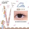 Combinatie oogschaduw/liner FLORTTE Waterproof Eyeliner Langdurig Verwijdert make-up niet Mikko Co-branded Eyeliner Glitter Eyeliner Cosmetica 231115