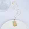 Pendentif Colliers Haute Qualité Femmes Bijoux Religieux Cuivre Micro Incrusté Zircon Vierge Marie Croyant Mort Collier Fête Cadeau De Vacances