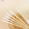 Cotton Swab 60 Count 8cm Long Cotton Swabs with Wooden Handle Cotton Tipped Applicator Cleaning for Ear Cleaning Pets Care MakeupL231116