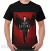 Magliette da uomo Stampa divertente Camicia da uomo Donna Top Tee Lucifero T-shirt grafica O-Collo Manica corta Magliette casual