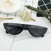 Lunettes de soleil demi-monture œil de chat pour femmes, marque de styliste, mode, extérieur, rue, photographie, UV400