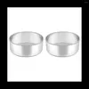 Baking Moulds 6 Inch Small Cake Tin Set 2PCS Deep Round Pan Roasting Layer For Christams Birthday Wedding