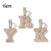 Top Quality Diamond Iced Out Initial Custom Jewelry Sier Hiphop VVS Moissanite Letter Pendant